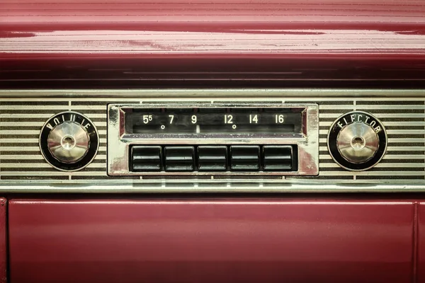 Eski bir araba radyo Retro tarz görüntü