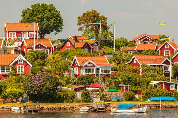 Karlskrona tipik İsveç ahşap evler