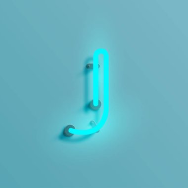 Gerçekçi neon karakter yazı kümesi, vektör