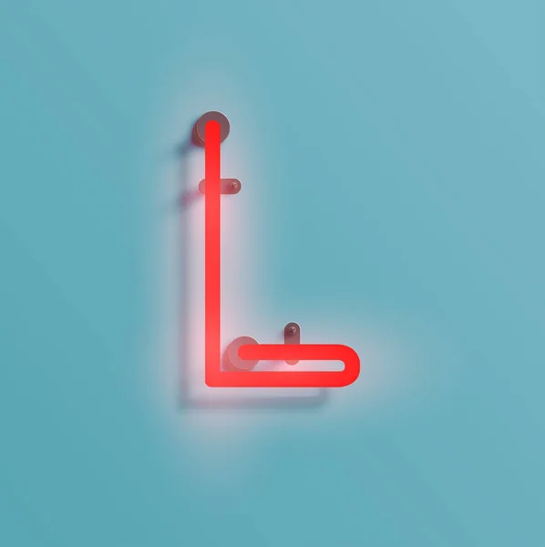 Реалістичний неоновий символ з набору, вектор — стоковий вектор