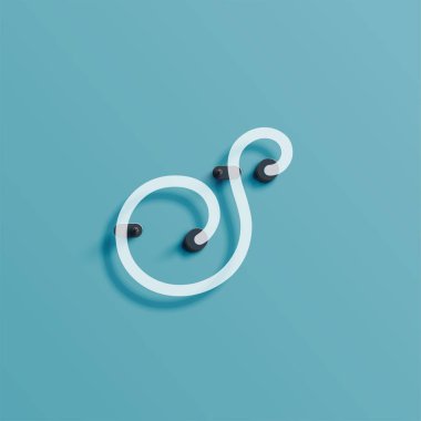 Gerçekçi neon karakter yazı kümesi, vektör