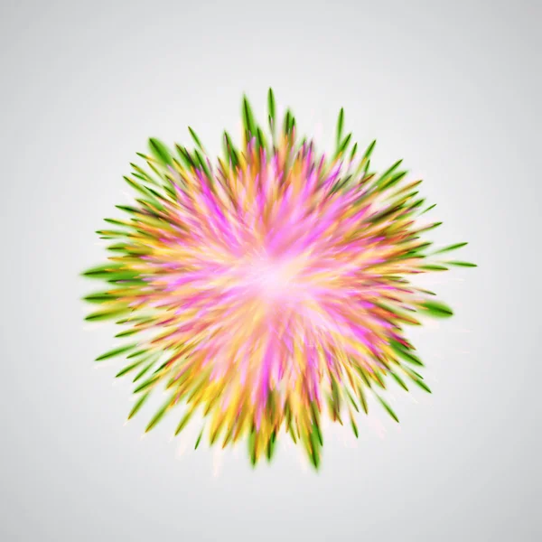 Explosions colorées / fleurs, illustration vectorielle — Image vectorielle