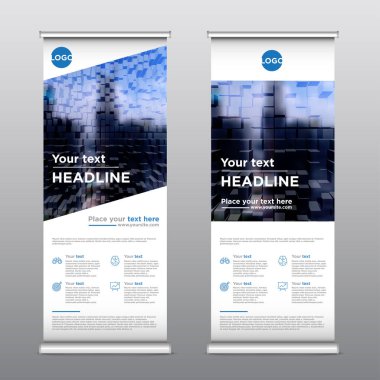 Renkli toplama tasarım el ilanı, vektör çizim