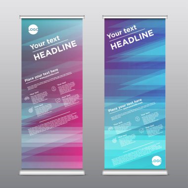 Renkli toplama tasarım el ilanı, vektör çizim