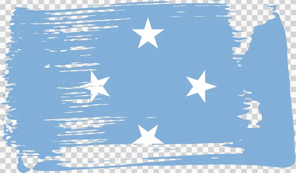 Bandiera realistica, illustrazione vettoriale — Vettoriale Stock