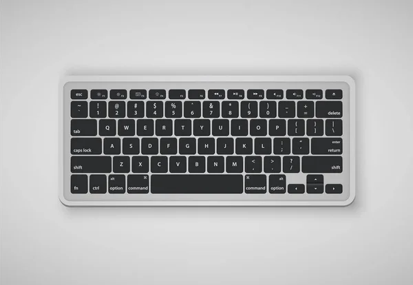 Cartas no teclado formam uma palavra, ilustração vetorial —  Vetores de Stock