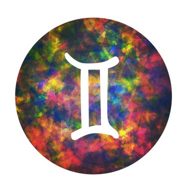 İkizler, vektör Illustration bir Zodiac işareti