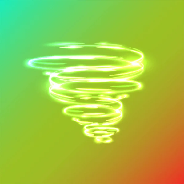Neon suddiga cirklar på en blå bakgrund, vektor illustration. — Stock vektor