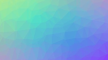 Renkli Çokgen bağlantı tasarımı ile, düşük Poly vektör illus