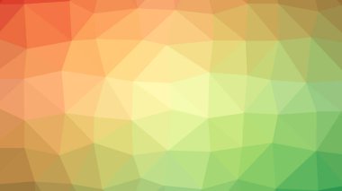 Renkli Çokgen bağlantı tasarımı ile, düşük Poly vektör illus