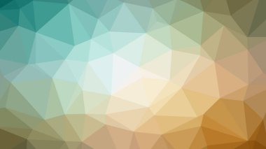 Renkli Çokgen bağlantı tasarımı ile, düşük Poly vektör illus