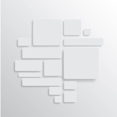 Gölge ve renkli daire arka planı ile yuvarlak şekil