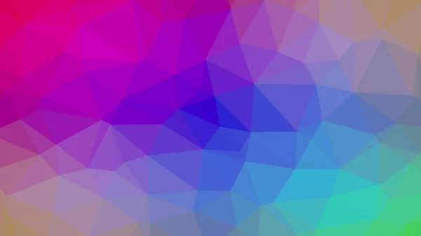 Diseño de conexión poligonal colorido con, bajo illus vector poli — Archivo Imágenes Vectoriales
