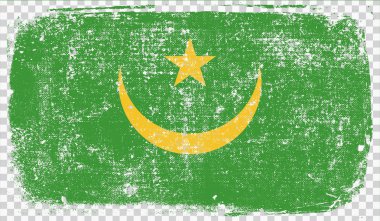 Grounge tarz bayrak, vektör çizim