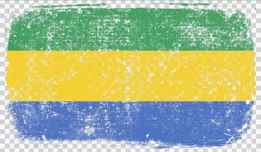 Grounge tarz bayrak, vektör çizim