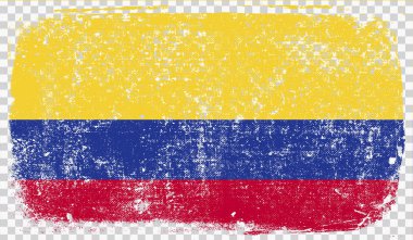 Grounge tarz bayrak, vektör çizim