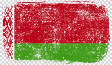 Grounge tarz bayrak, vektör çizim