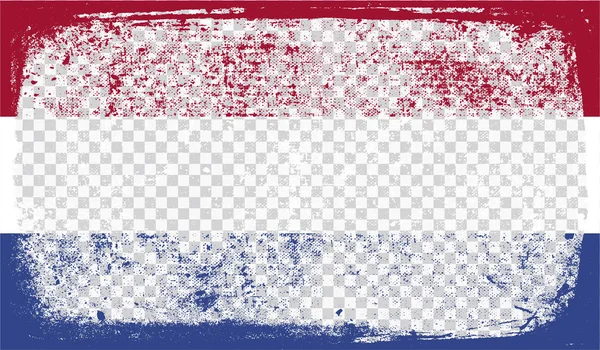 Bandiera in stile Grounge, illustrazione vettoriale — Vettoriale Stock