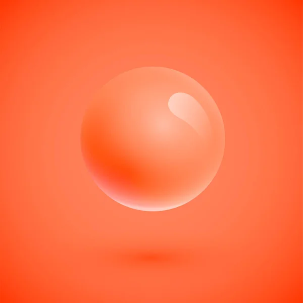 Sphères colorées flottant, illustration vectorielle réaliste — Image vectorielle
