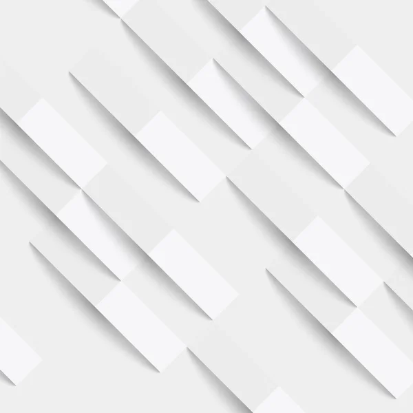 Abstracte witte achtergrond met plooien en schaduwen, Vector illustr — Stockvector