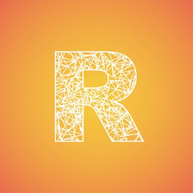 Bir typeset, vektör yazı tipi net yazı tipi