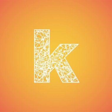 Bir typeset, vektör yazı tipi net yazı tipi