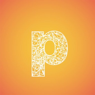 Bir typeset, vektör yazı tipi net yazı tipi