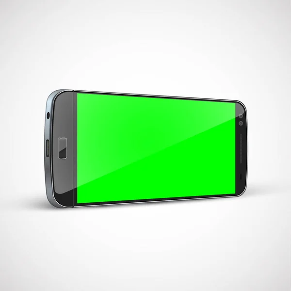 Realistic, high-detailed cellphone, vector illustration — Stock Vector