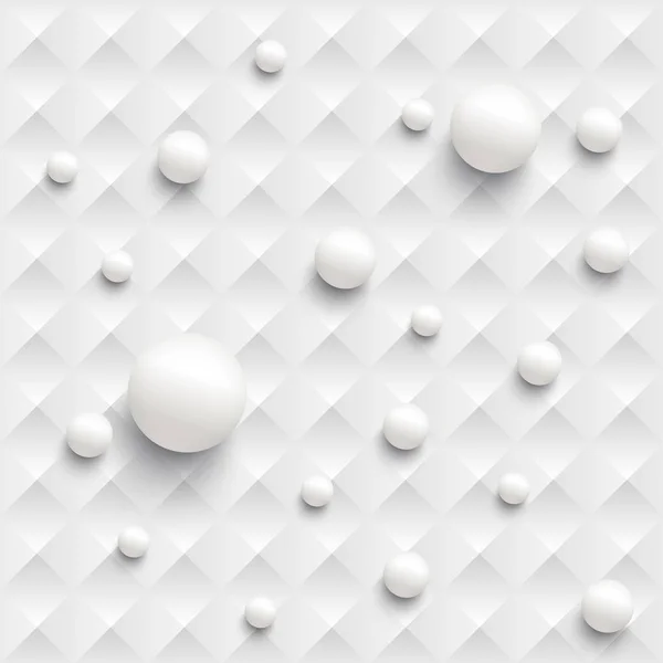 Fond abstrait coloré avec des boules et des lignes pour la publicité — Image vectorielle