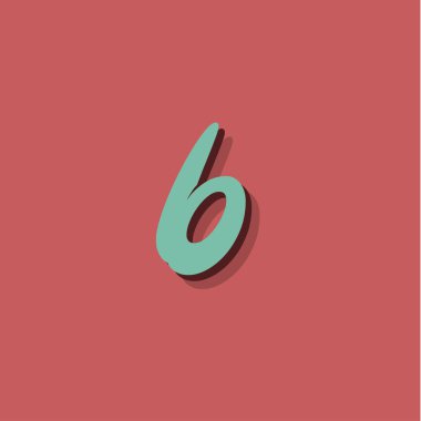 Font kümesinden retro karakter, vektör çizimi