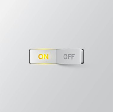 Gerçekçi anahtar (Açık), vektör çizimi