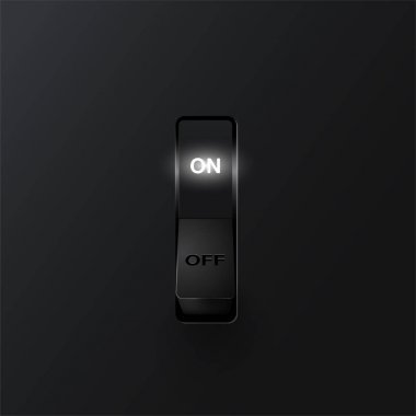 Gerçekçi anahtar (Açık), vektör çizimi