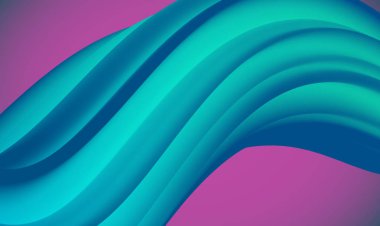 Reklam için renkli soyut şekil arka plan, vektör illus