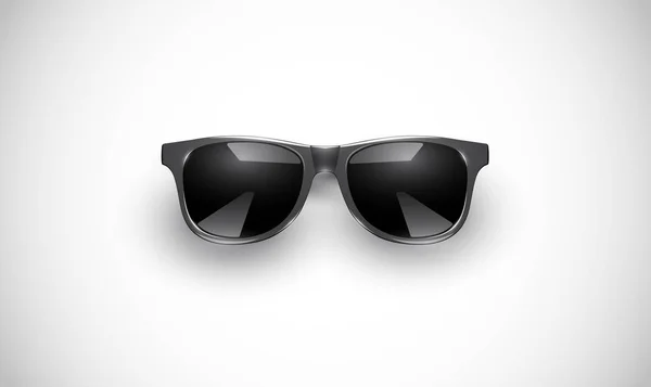 Realistische Vektorsonnenbrille auf buntem Hintergrund, vektorkrank — Stockvektor