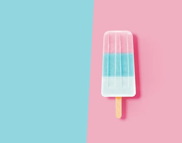 Helado realista limpio y pastel, ilustración vectorial — Archivo Imágenes Vectoriales