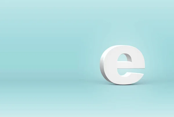 Hoge gedetailleerde 3D lettertype letter, vector illustratie — Stockvector