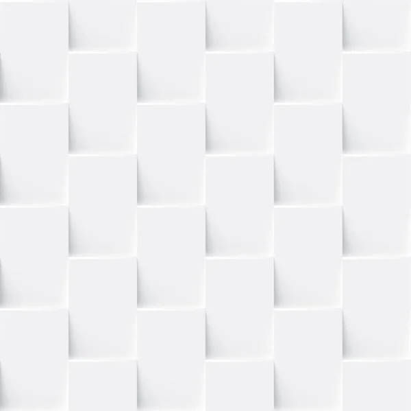 Weißer nahtloser abstrakter geometrischer Hintergrund — Stockvektor