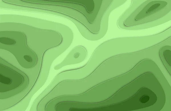 Papír vágott 3D domborzat színes háttér árnyékok a adverti — Stock Vector