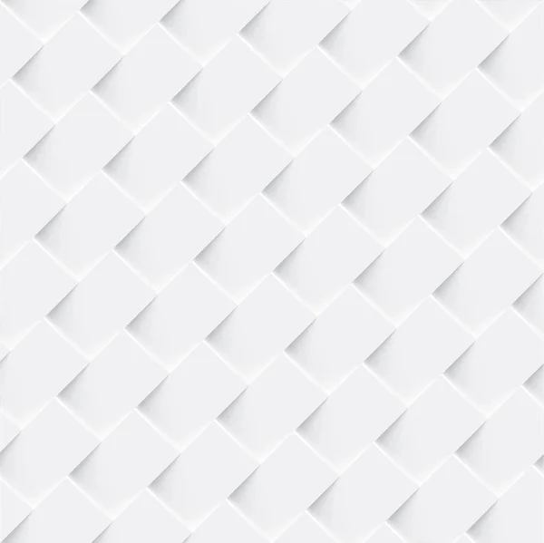 White seamless abstract geometric background — Stock Vector