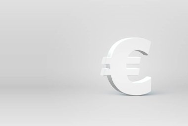 Yüksek detaylı 3d yazı tipi karakteri, vektör çizimi