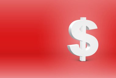 Yüksek detaylı 3d yazı tipi karakteri, vektör çizimi