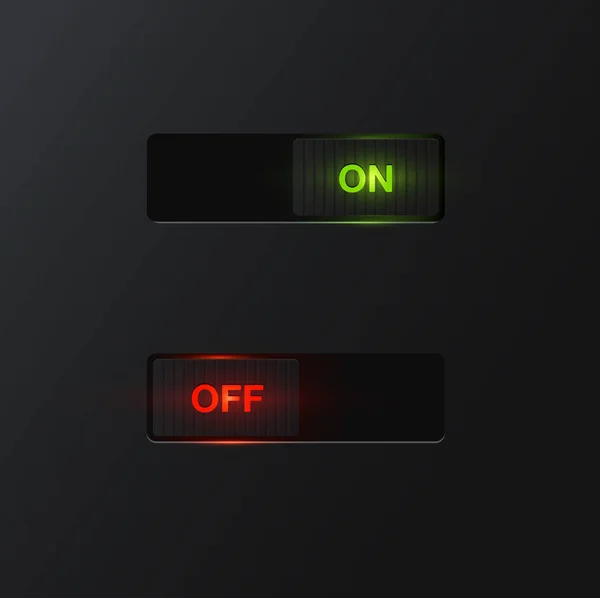 用于 Web 使用的真实开关、矢量插图 — 图库矢量图片