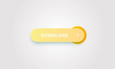 Web siteleri ve çevrimiçi kullanım için renkli parlak ve temiz düğme, vektör illüstrasyon