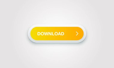 Web siteleri ve çevrimiçi kullanım için renkli parlak ve temiz düğme, vektör illüstrasyon