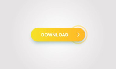 Web siteleri ve çevrimiçi kullanım için renkli parlak ve temiz düğme, vektör illüstrasyon