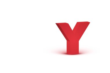 3d kırmızı gerçekçi karakter, vektör illüstrasyon