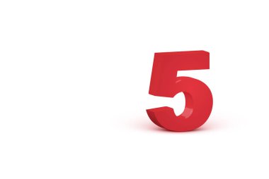 3d kırmızı gerçekçi karakter, vektör illüstrasyon