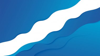 Modern dalgalı katmanlı kağıt kesme arka plan, vektör illüstrasyon