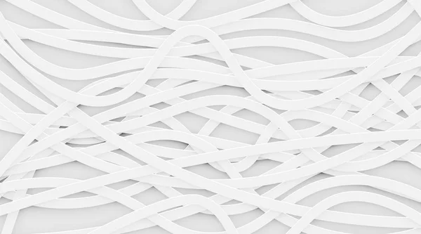 Witte abstracte papercut achtergrond met slagschaduwen, Vector ziek — Stockvector