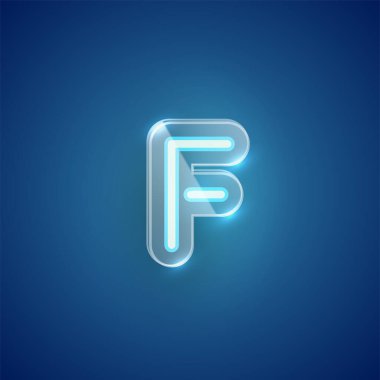 Plastik kılıflı gerçekçi neon karakter.